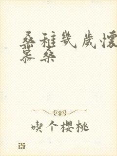 桑稚几岁怀了段慕桑