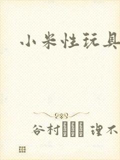 小米性玩具日记