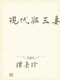 现代版三妻四妾