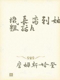 机长脔到她哭h粗话h