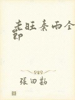 老旺秦雨全部章节