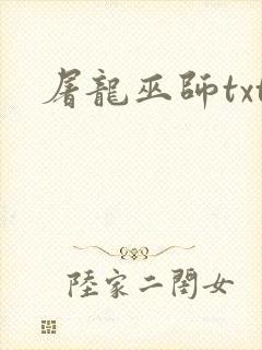 屠龙巫师txt