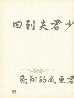 回到夫君少年时