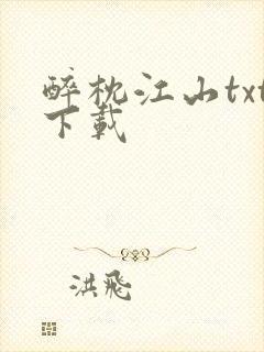 醉枕江山txt下载