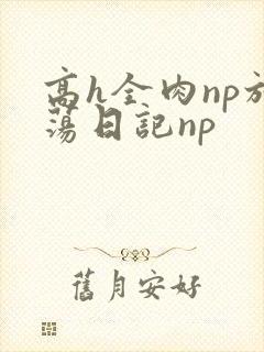 高h全肉np放荡日记np