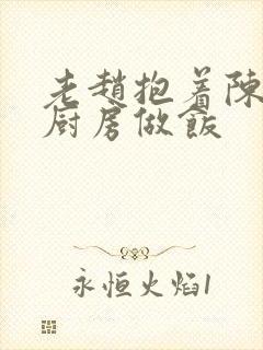 老赵抱着陈婷在厨房做饭