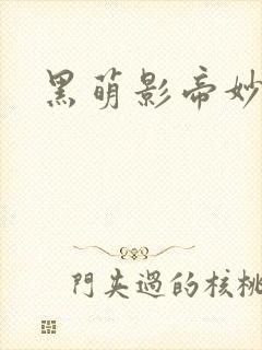 黑萌影帝妙探妻