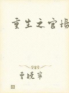 重生之官场风流