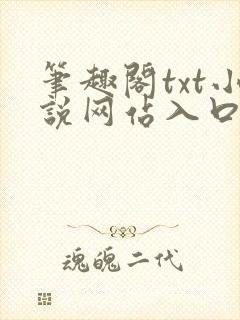 笔趣阁txt小说网站入口