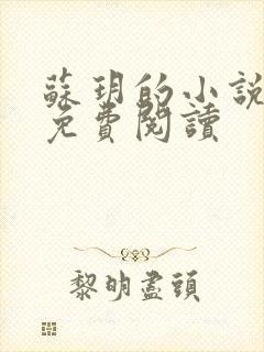 苏玥的小说全文免费阅读