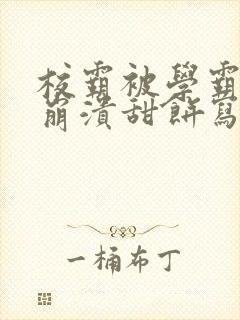 校霸被学霸玩到崩溃甜饼写手