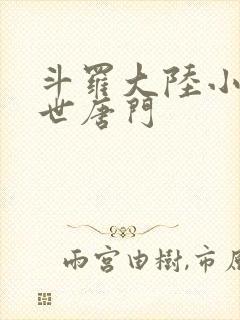 斗罗大陆小说绝世唐门