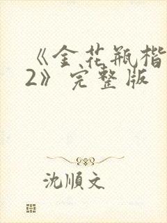 《金花瓶楷梅花2》完整版