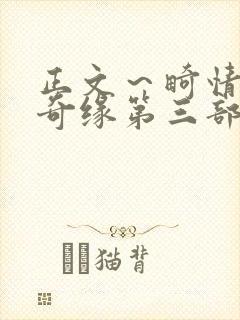 正文～畸情内裤奇缘第三部