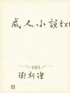 成人小说txt