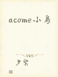 acome小鸟
