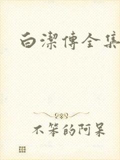白洁传全集