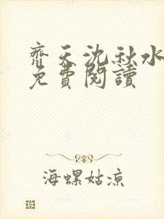 齐天沈秋水小说免费阅读