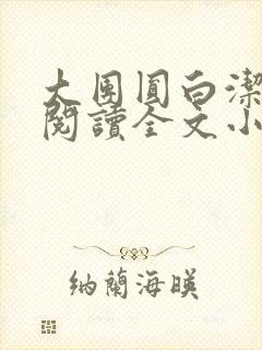 大团圆白洁免费阅读全文小说