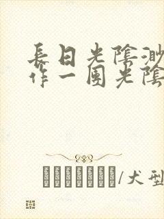 长日光阴渺渺乱作一团光阴似箭