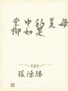 掌中的美母版主柳如是