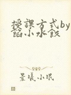 授课方式by肉馅小水饺