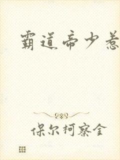 霸道帝少惹不得