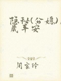 隐秘(公媳)岁岁平安