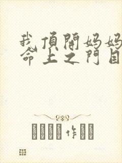 我顶开妈妈的生命上之门目录