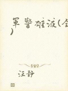 军警雄液(全篇)