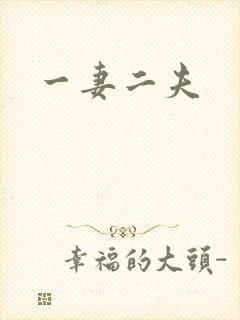 一妻二夫