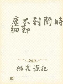 尘不到闻时顶腰细节