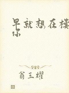 早就想在楼梯要你