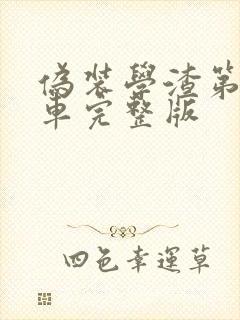 伪装学渣第一次车完整版