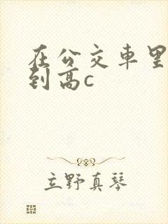 在公交车里c弄到高c