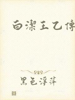 白洁王乙传说
