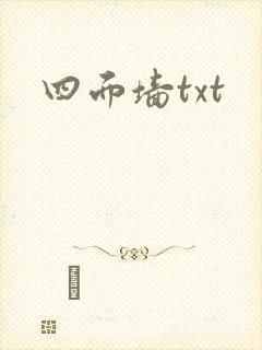 四面墙txt