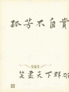 孤芳不自赏小说