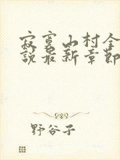 寂寞山村全部小说最新章节