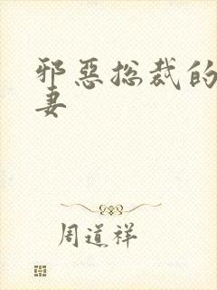 邪恶总裁的娇宠妻