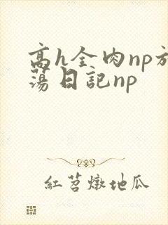 高h全肉np放荡日记np
