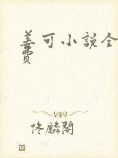 姜可小说全文免费