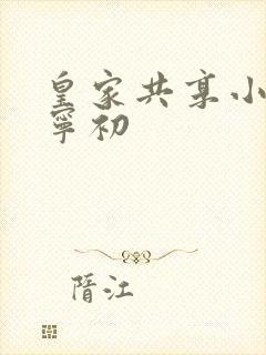 皇家共享小公主宁初