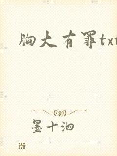 胸大有罪txt