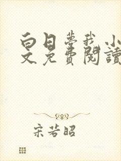 白日梦我小说全文免费阅读