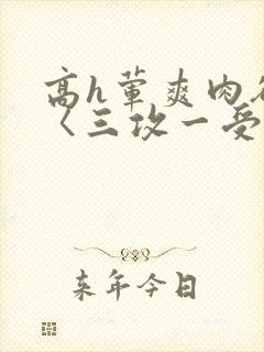 高h荤爽肉欲文〈三攻一受〉视频