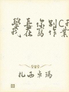 学长你别C我了我在写作业
