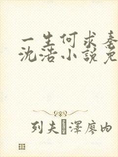 一生何求秦菲雪沈浩小说免费阅读全文笔趣阁