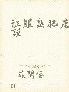 征服熟肥老妇小说