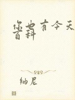 你也有今天百度百科